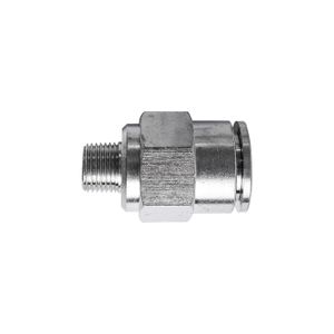 Metal Pu Fitting Straight 12mm X 1/8' M